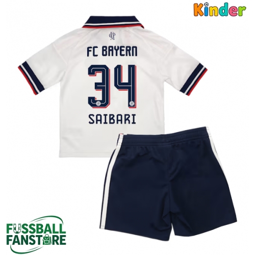 Bayern Munich Ismael Saibari #34 Replik Auswärtstrikot Kinder 2026-27 Kurzarm (+ Kurze Hosen)